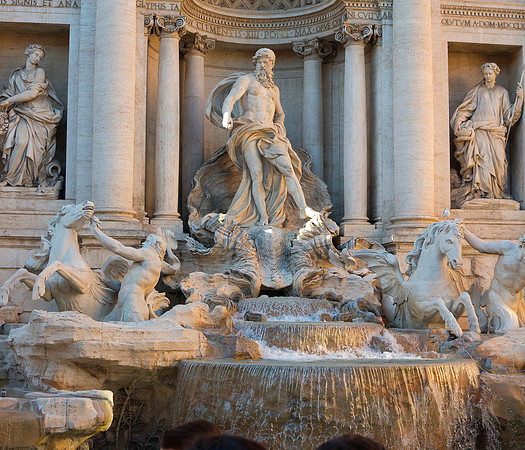 Trevi Fountain.