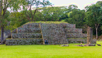 Radial Pyramid Standing at the South Entrance to the Great Plaza